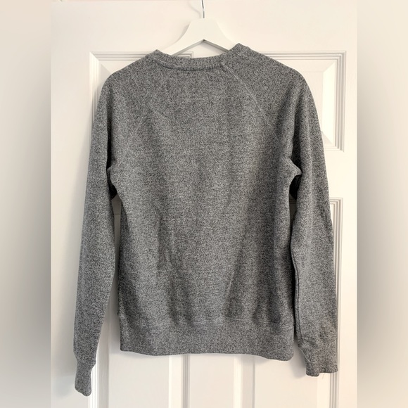 Roots Organic Original Crew Sweatshirt in Salt & Pepper - Picture 4 of 6